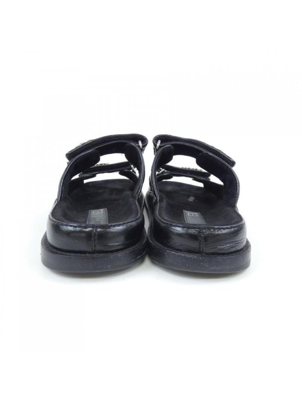 Chanel Size 38 Black Sandals - Picture 5 of 6